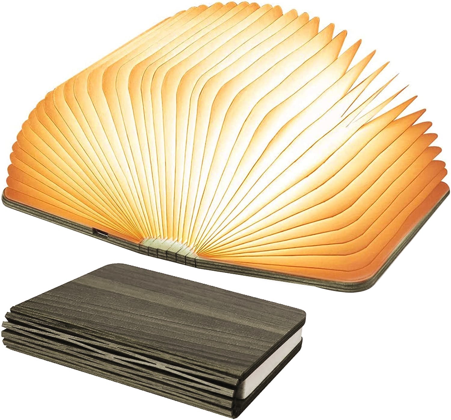 Wooden Book LED Light