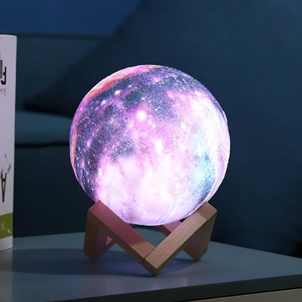Galaxy Moon Lamp