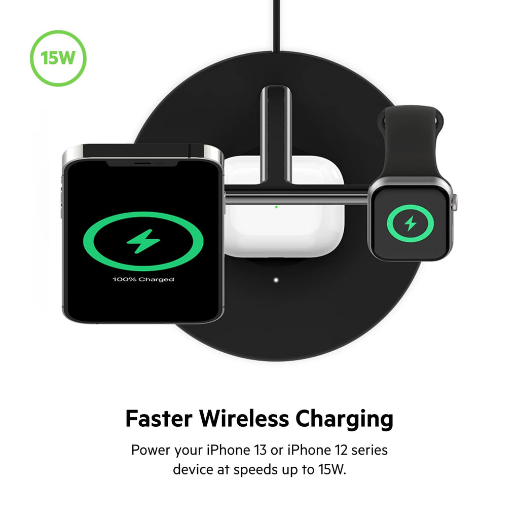 3 in 1 15W Wireless Charger