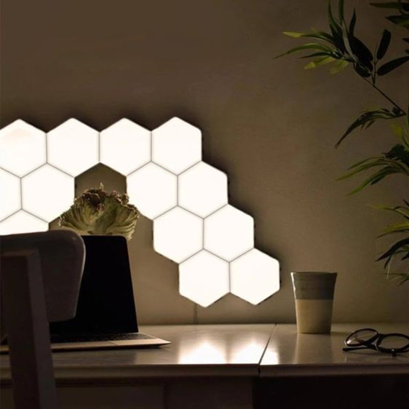Hexagonal LED Sensor Light