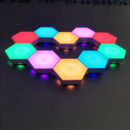Hexagonal LED Sensor Light