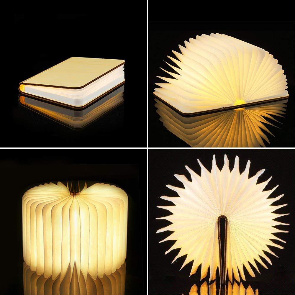 Wooden Book LED Light