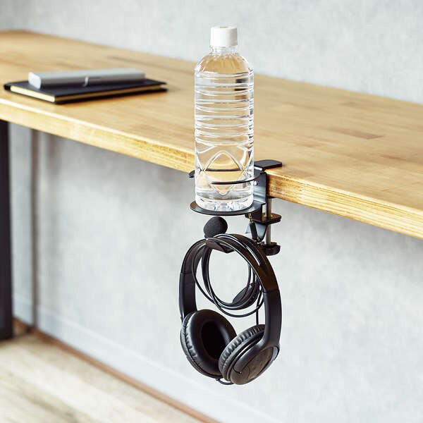 Desk Mount Headphone & Cup Holder