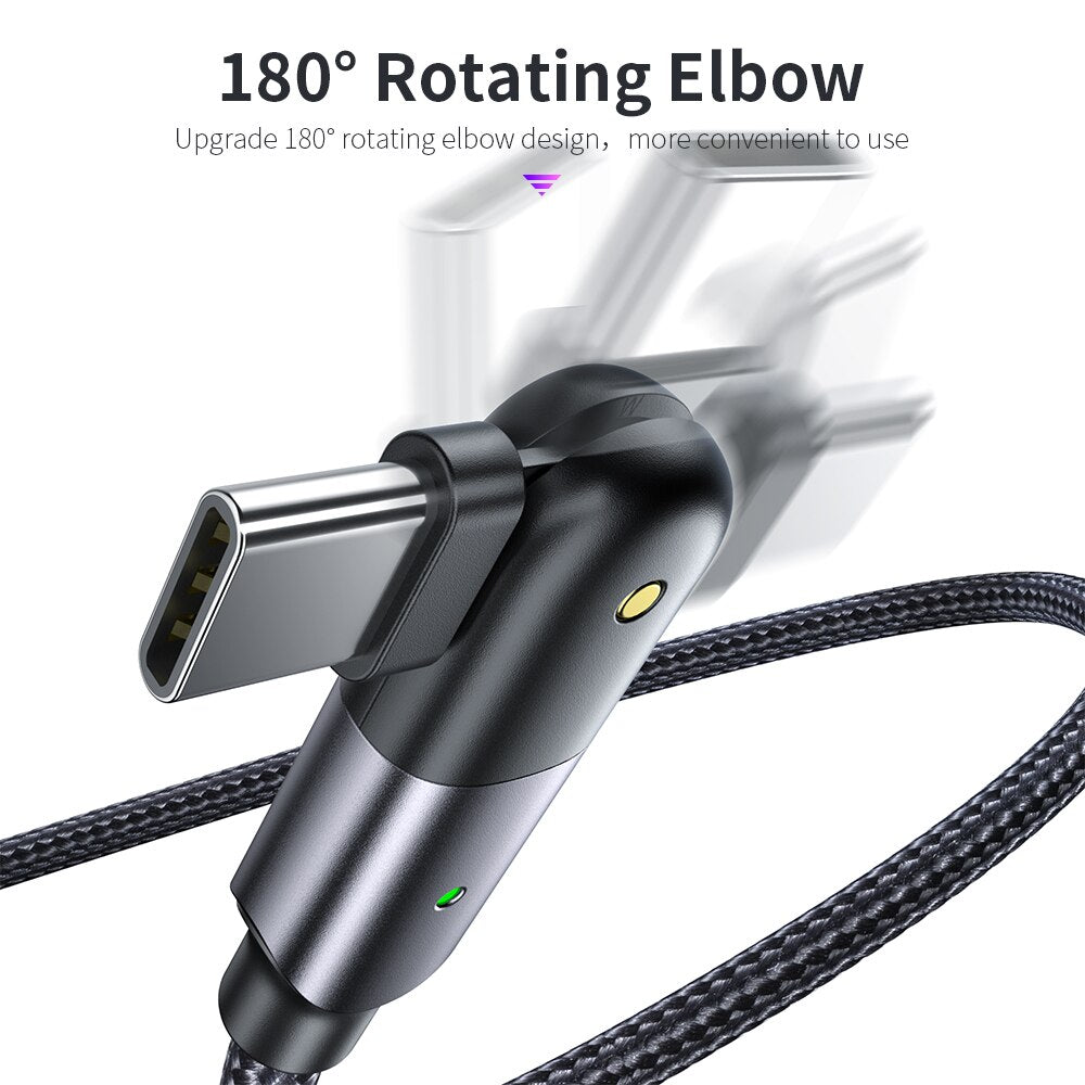 Rotating 100W SuperCharge Cable