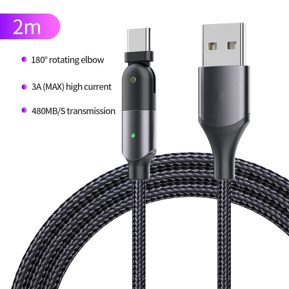Rotating 100W SuperCharge Cable